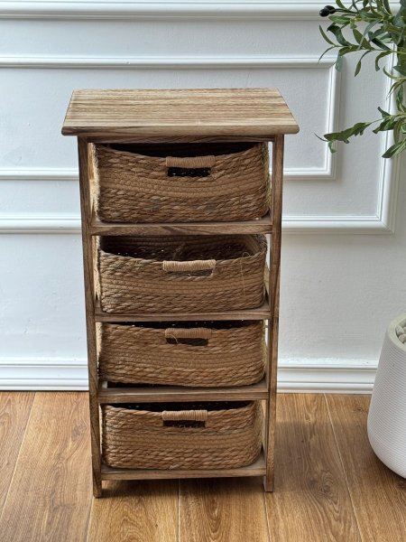 خزانه خشب 4 جوارير(74*40)سم