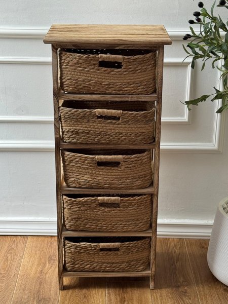 خزانه خشب 5 جوارير(92*40)سم