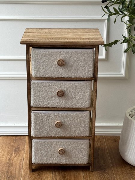 خزانه خشب 4 جوارير(74*40)سم