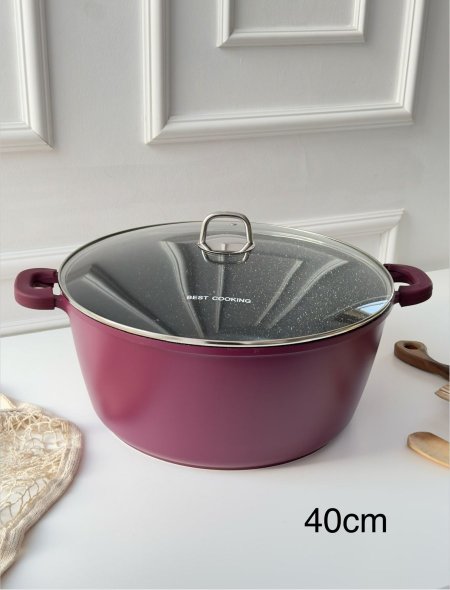 طنجره جرانيت ملون بيست 40سم