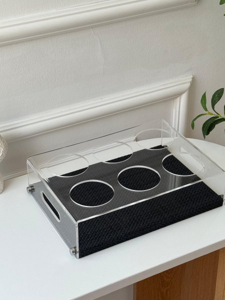 حماله فريش / 6 اكرلك ارضيه جلد (30*20سم)