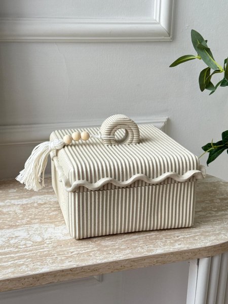 مضيفه مع غطا جبصين (21*15سم)