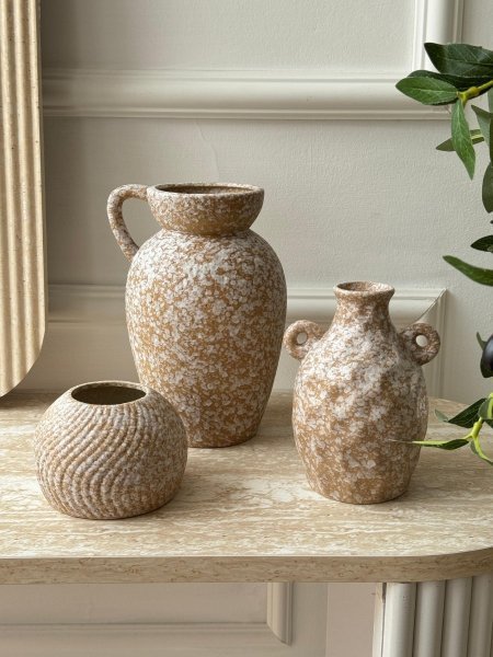 طقم فازات حجر 3 قطع (8*11+15*11+20*14سم)