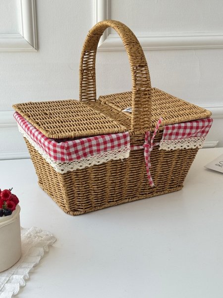 سله رحل قش مستطيل (39*36*28سم)