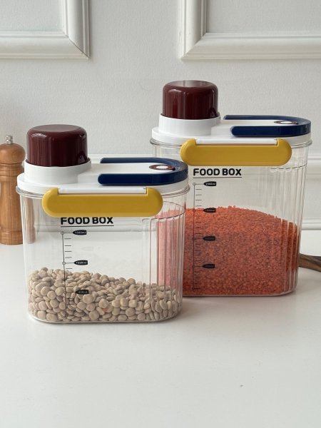 علبه بقوليات حبوب (2+2.5لتر)(23*11*20+27*11*20سم)