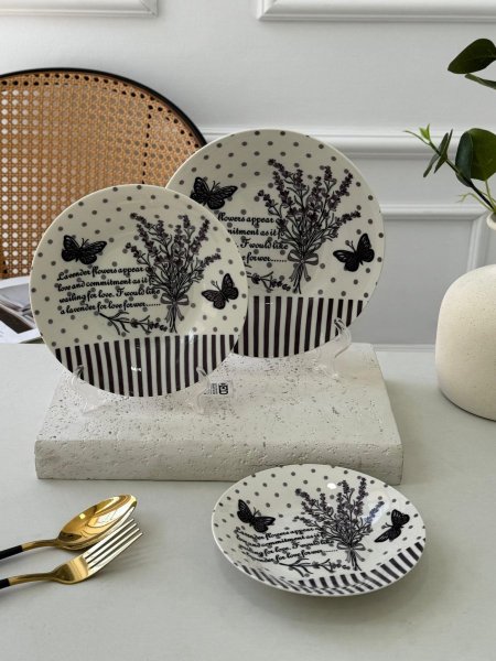 طقم صحون 18قطعه