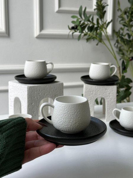 فناجين قهوه بورسلان مبزر6+6 <br> <span class='text-color-warm'>سيتوفر قريباً</span>